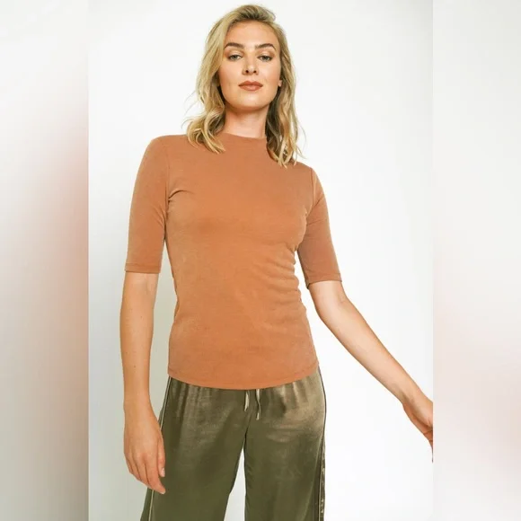 Target a new day mockneck shirt large shirt sleeve shirt - Picture 2 of 7